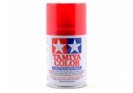 Tamiya Lexan Spray Paint PS-37 Translucent Red Polycarbonate 100ml TAM86037
