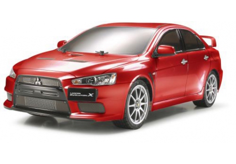 Tamiya Mitsubishi Lancer Evo X Clear 190mm RC Body Shell TAM51376
