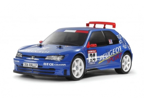 Tamiya Peugeot 306 Maxi 1/10 2WD RC Rally Car Assembly Kit Blue TAM47513