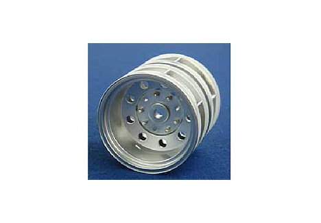 Tamiya Plated Rear Wheels 22mm Matt for 1/14 RC Tractor Truck TAM56518