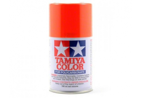 Tamiya PS-7 Orange Polycarbonate Lexan Spray Paint 100ml TAM86007