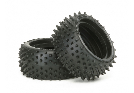 Tamiya Square Spike Rear Buggy Tyre 2.2in (2) TAM53084
