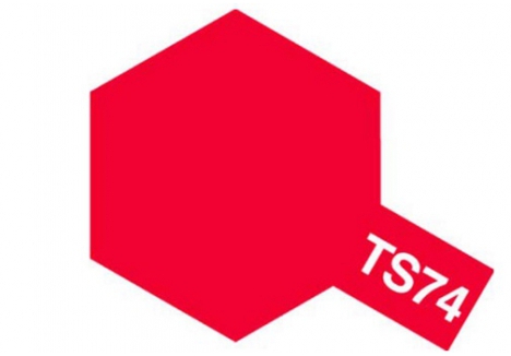 Tamiya TS-74 Clear Red 100ml Synthetic Lacquer Spray Paint TAM85074