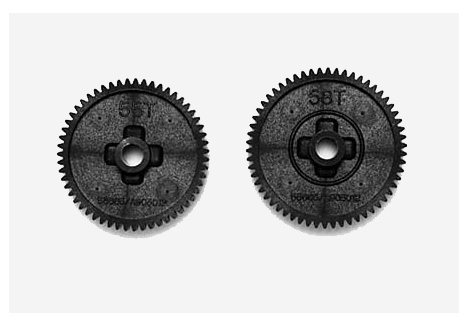 Tamiya TT-01 Spur Gear Set 55T 58T TAM53665