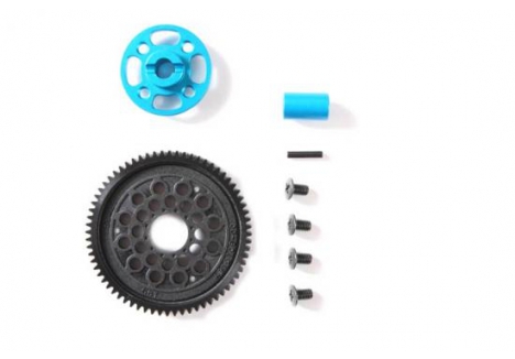 Tamiya TT-02 High Speed Gear Set 68T Spur Gear Aluminium Mount TAM54500