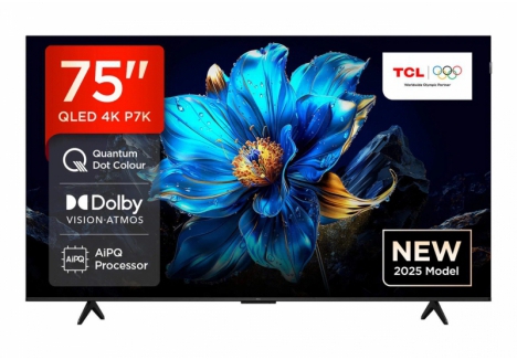 TCL 75" QLED HDR Smart Google TV – 75P7K-UK