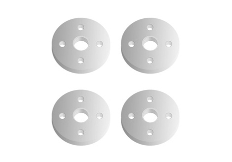 Team Associated 12mm Big Bore FT Shock Pistons 4 Hole Flat AS91353