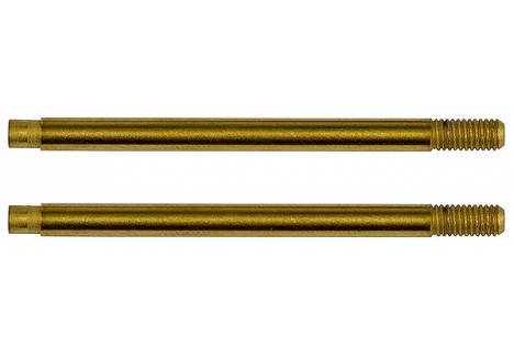Team Associated 3x24 Shock Shafts V2 Titanium Nitride B74 AS91642