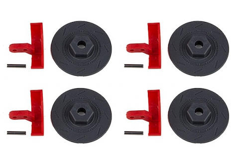 Team Associated Apex 2 Wheel Hexes and Calipers Replacement Spares AS31853