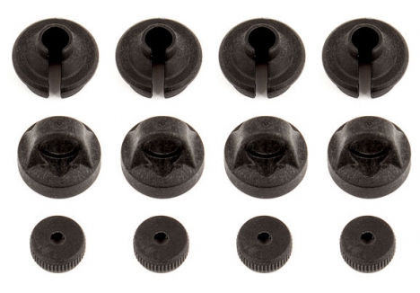 Team Associated AS91454 Shock Caps and Spring Cups for RC Cars