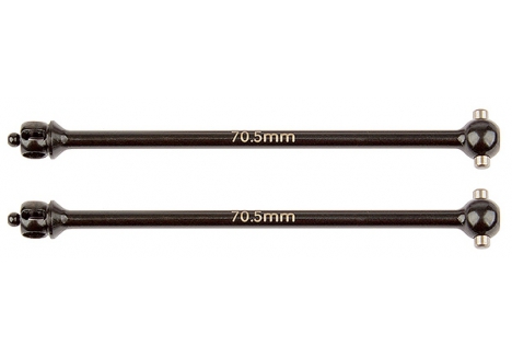 Team Associated B74 DCV Bone 70.5mm Driveshaft AS92201