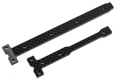 Team Associated B74.2 FT Carbon Fibre Chassis Brace Set 2.5mm AS92365