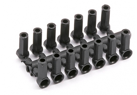 Team Associated Ball Cups Moulded Black Suspension Parts RC10 Classic AS6274