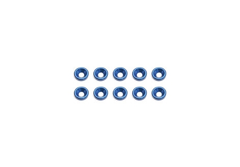 Team Associated Countersunk Washers Blue Hardware Component AS89229