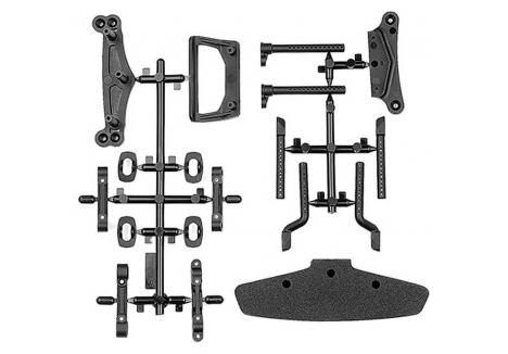 Team Associated DC10 Drift Car Arm Mounts Body Bumper Mount Kit AS72205