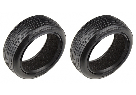 TEAM ASSOCIATED DR10 DRAG FRONT TYRES (PR) AS71075