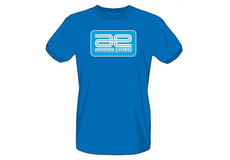 Team Associated Electrics Logo Blue T-Shirt Size Small AS97020