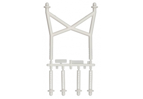 TEAM ASSOCIATED ENDURO RC10TT BODY POSTS, NATURAL AS42407