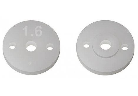 TEAM ASSOCIATED FT 13MM SHOCK PISTONS, 2.0MM, 2 x 1.6 AS91936