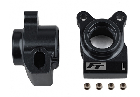 Team Associated FT B6.2 B6.3 Rear Hubs Black Aluminium AS91878