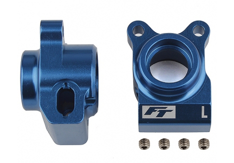 Team Associated FT B6.2 B6.3 Rear Hubs Blue Aluminium AS91877