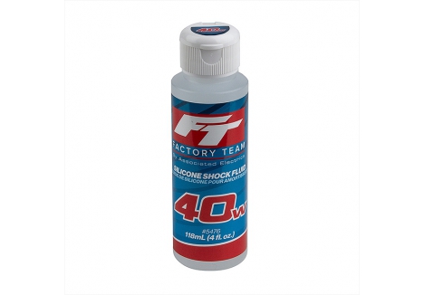 Team Associated FT Silicone Shock Fluid 40wt 500cSt 4oz 118ml AS5476