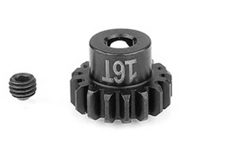 Team Associated FT Steel Pinion Gear 16 Tooth Mod 1 5mm Shaft AS81678
