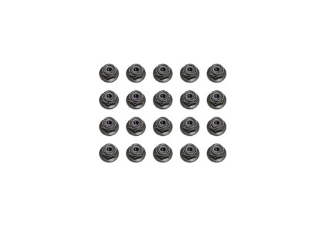 Team Associated M3 Flanged Locknuts AS25612