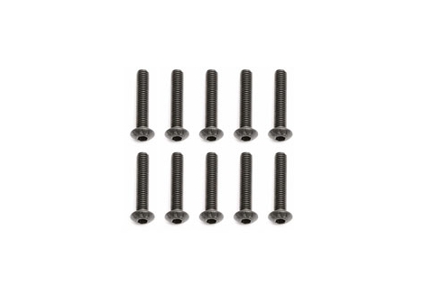 Team Associated M3 x 16mm Button Head Cap Screws Pack of 10 AS89203