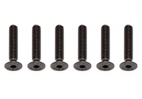 Team Associated M4 x 20mm FHCS Flat Head Cap Screws Pack 10 Pieces AS81264