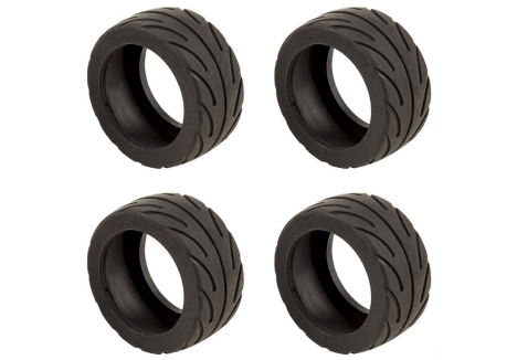 TEAM ASSOCIATED NANO SPORT RADIAL TYRES BLACK (4) AS21608