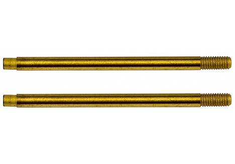 Team Associated RC Shock Shafts 3x29mm TiN Finish V2 for B74 Buggy AS91644