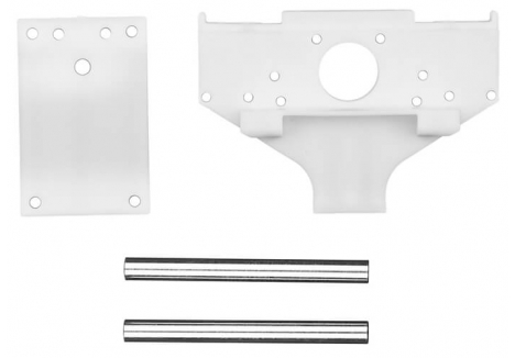 Team Associated RC10 '89 Stealth Car Rear Bulkhead Wing Tubes Transmission Brace AS6739