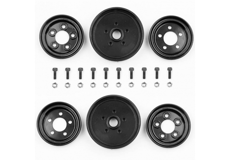 Team Associated RC10 Jay Halsey Front Wheels Black AS6394