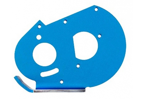 TEAM ASSOCIATED RC10 MOTOR PLATE (BLUE)