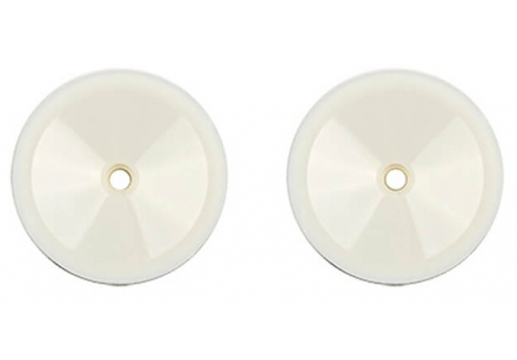 Team Associated RC10 One-Piece Front Wheels 2.0 Inch White AS6852