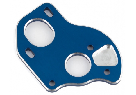 Team Associated RC10B6.1 Laydown Motor Plate Blue Aluminium AS91795