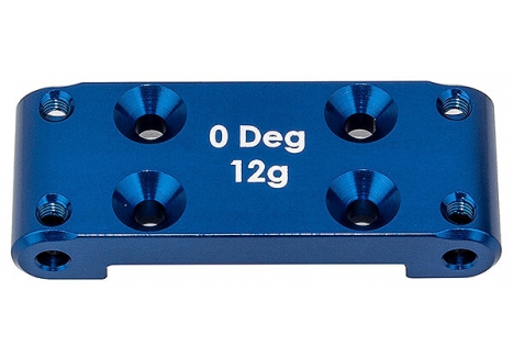 TEAM ASSOCIATED RC10B6.4 FRONT BULKHEAD [0], BLUE ALUMINIUM AS91987