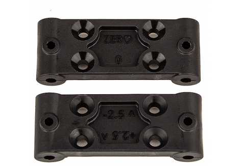 Team Associated RC10B6.4 Front Bulkhead Set 0 and 2.5 Degree AS91979