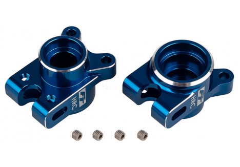 Team Associated RC10B7 FT Rear Hub Set HRC Blue Aluminium AS92473
