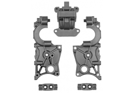 Team Associated RC10B7/T7 FT 3-Gear Gearbox Case Carbon Fibre AS71221