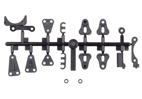 Team Associated RC10B84 Battery Holder and Fan Mount Set AS92505