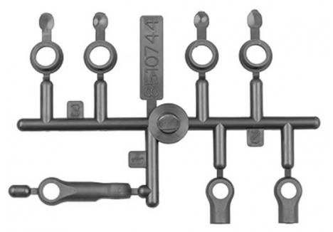 Team Associated RC10B84 Steering Links Pivot Ball Sockets AS92523