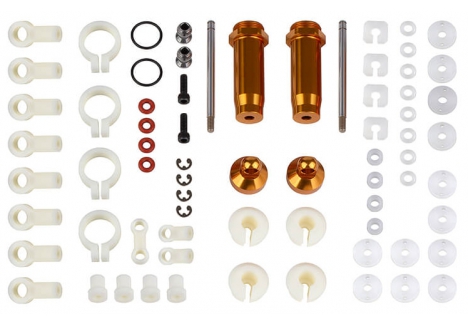 Team Associated RC10T 1.02 Inch Front Shock Kit Gold AS6421