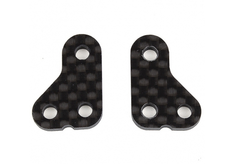 TEAM ASSOCIATED RC10T6.2 STEERING ARM +1MM CARBON FIBRE AS71144