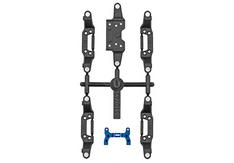 Team Associated RC28R Upper and Lower Front Arm Set AS21634