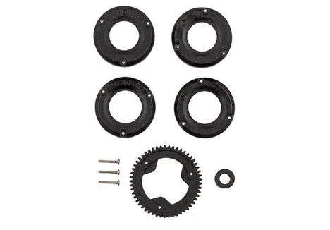 TEAM ASSOCIATED RC28R.1 SPUR GEAR & DIFFERENTIAL COVERS SET