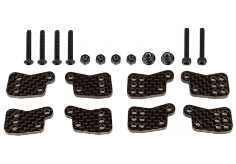 Team Associated RC8B4.1e 1/8 Rear Hub Tower Carbon Fibre AS81649
