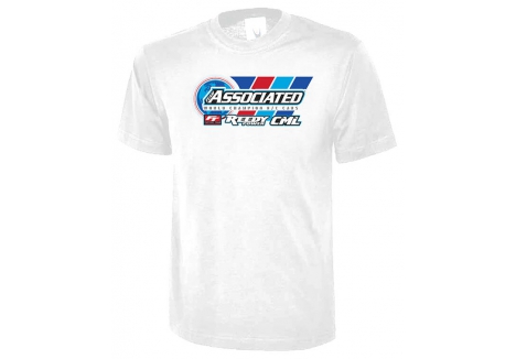 TEAM ASSOCIATED /REEDY /FT /CML TEAM T-SHIRT - WHITE LARGE SP006WL