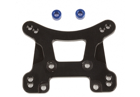 Team Associated Reflex 14B 14T Front Shock Tower Black Aluminium AS21559
